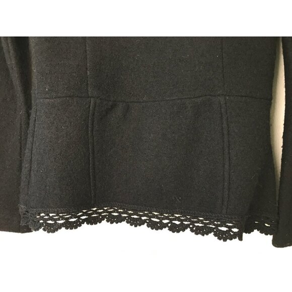 Kenar Black Wool Blazer Size Small - Picture 6 of 7